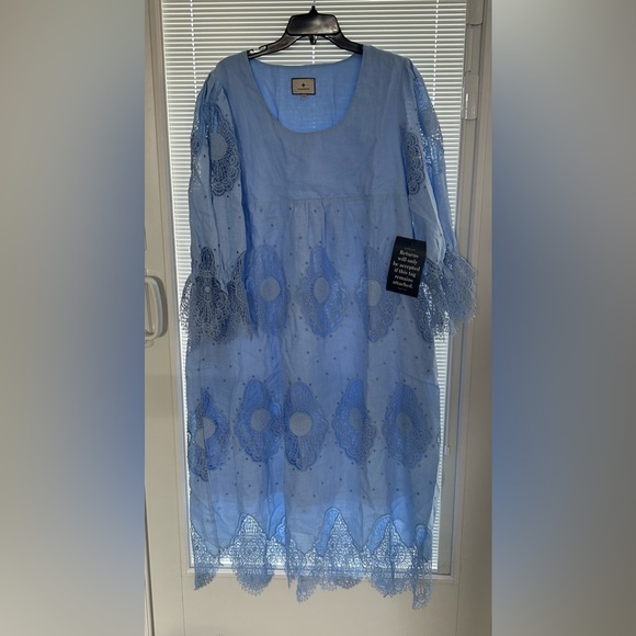 Forget Me Not Blue Lace Ashlyn Dress
TUCKERNUCK - Picture 7 of 9